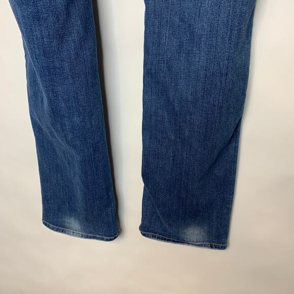 Liz Lange Maternity Under Belly Pull On Bootcut Jeans Sz 4 - Picture 6 of 7